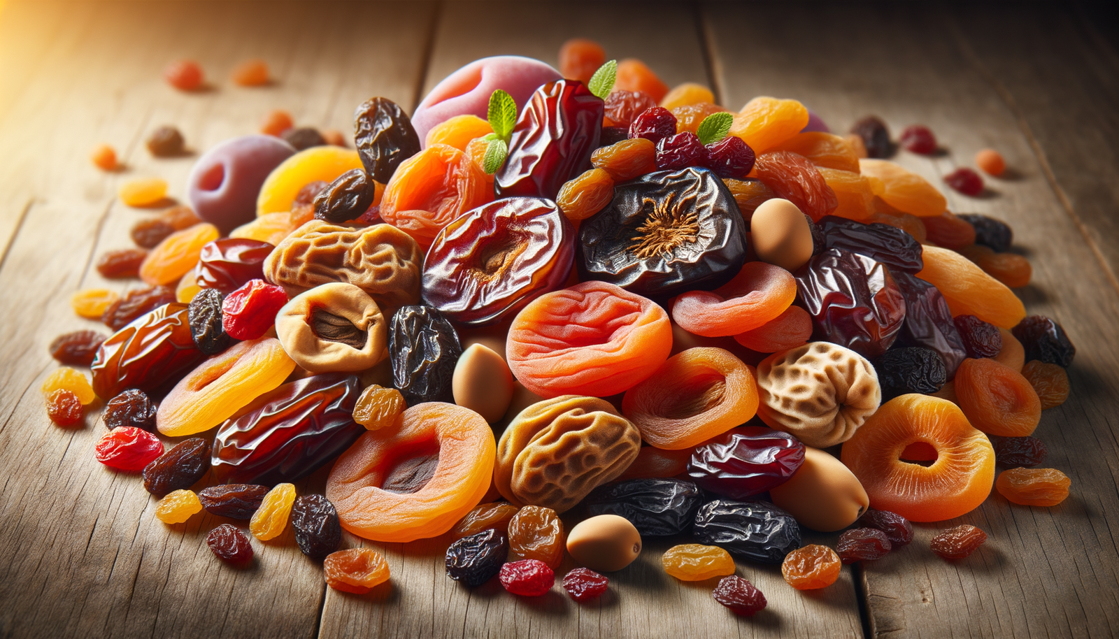 Photo dried fruits